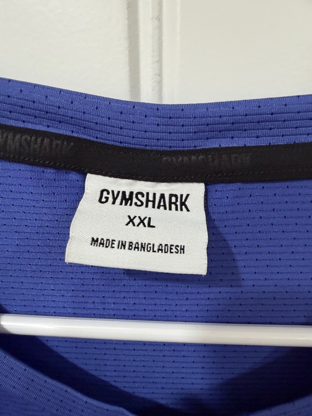NWOT Gymshark Men's Short Sleeve Crew Tee in Royal Blue - Picture 3 of 5